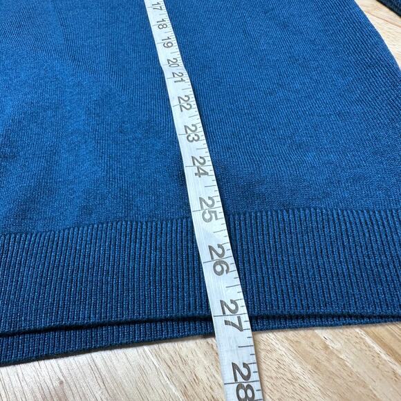 Ted Baker NWT Lostit Long Sleeve Half Zip Funnel Neck Sweater Size 4 (US L) Blue - Picture 11 of 11